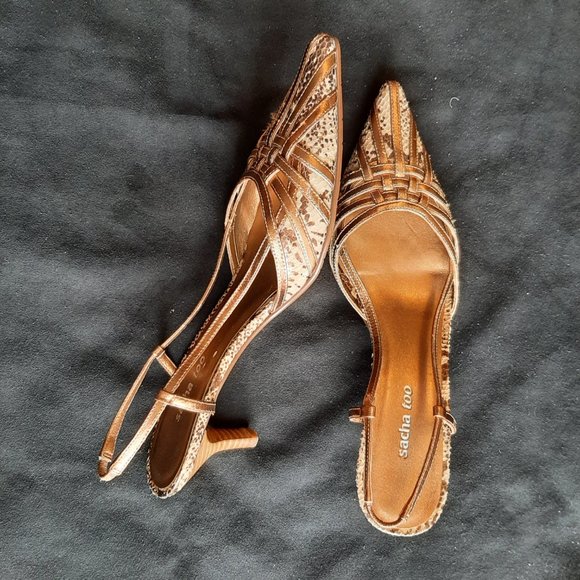 Woman's Evening Shoes Size 7M - Picture 5 of 7